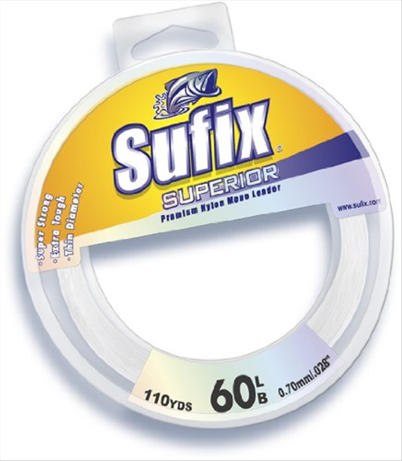 Amazon.com : Sufix Superior Leader 110-Yards Leader Wheel Fishing